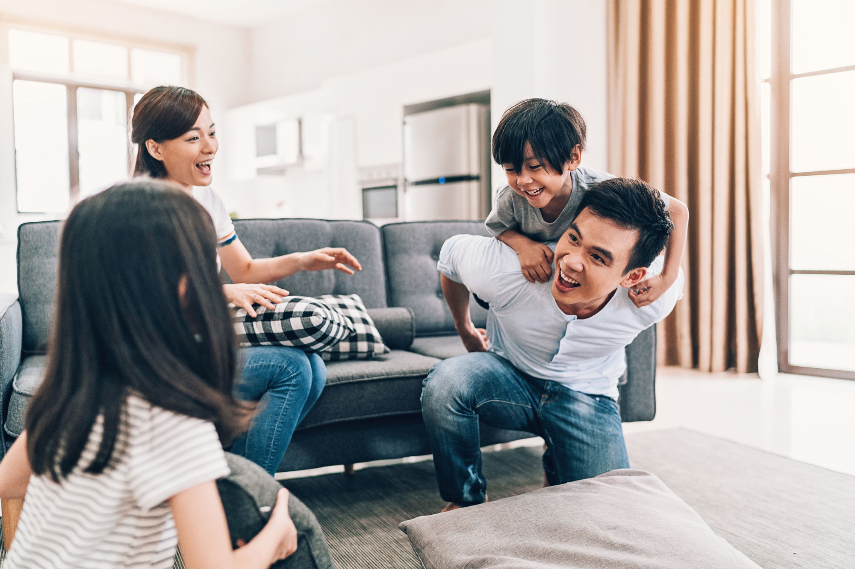 Family at home